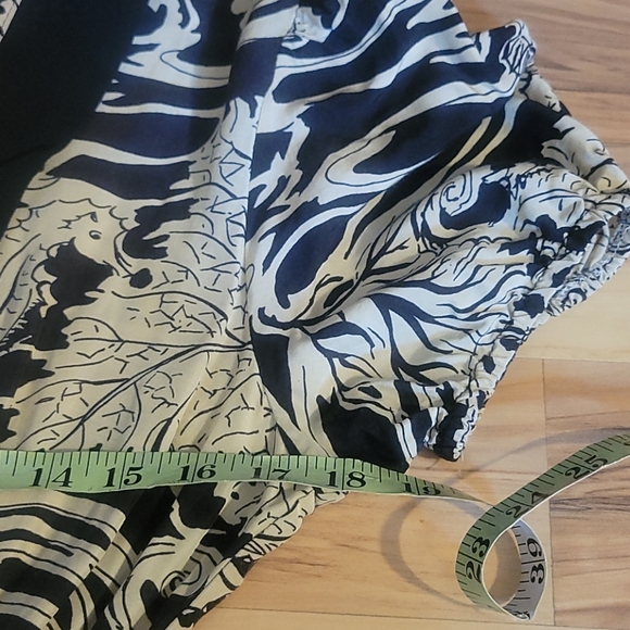 Vintage 80s Seahorse Print Day Dress Warren Z M - Picture 11 of 13